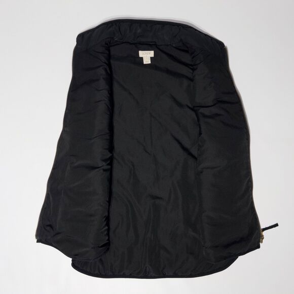 J. Crew Black Quilted Insulated Zip Up Vest Jacket Outerwear Men’s Size L  (B3) - Picture 6 of 11